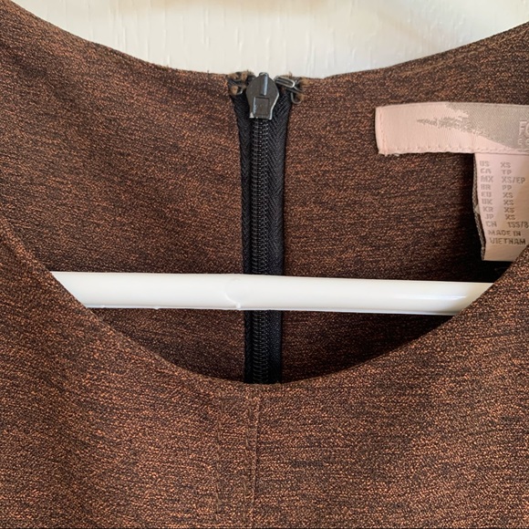 Forever21 Contemporary Brown Belted Shift Dress XS - Picture 8 of 10